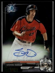2017 Bowman Chrome #CPA-SD Steven Duggar Prospect Autographs