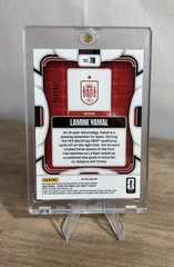 2026 Panini Prizm FIFA World Cup Lamine Yamal #70 Orange Flash /315 Spain
