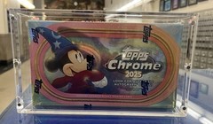 Acrylic Display Case Magnetic Lid FITS 2025 Topps Chrome DISNEY Hobby Box