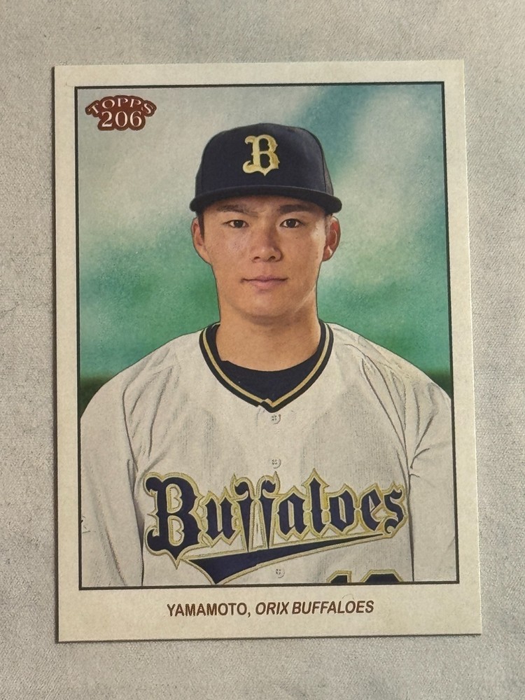 2023 Topps NPB 206 Yoshinobu Yamamoto #127 Buffaloes
