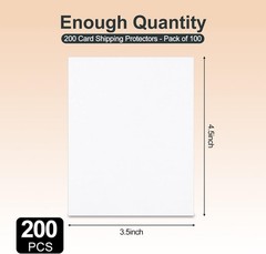 200 Pieces Shipping Protectors 4.5 x 3.5 Inches Packaging Cardboard Mailing P…