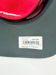 Kansas City Chiefs New Era Hat Cap 39Thirty Size M/L Stretch Fit Black Red NWT