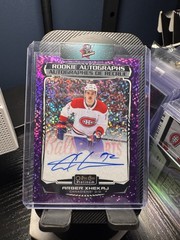 2022-23 OpeeChee Platinum Rookie Auto Arber Xhekaj Auto /99 #r-ax Violet Pixels