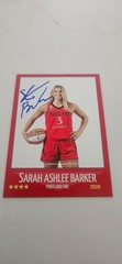 SARAH ASHLEE BARKER SIGNED AUTO 2026 PORTLAND FIRE CARD # 2 WNBA