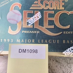1993 Score Select Premier Edition Baseball Factory Sealed Hobby Box Jeter RC