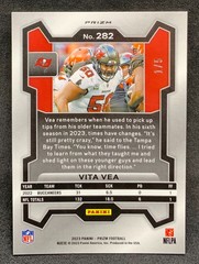 2023 Panini Prizm VITA VEA Tampa Bay Buccaneers Green Shimmer FOTL SP 1/5 #282