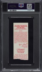 HOF Alexander Mogilny NHL Debut & 1st Goal 10/5/1989 Ticket Stub, PSA 2