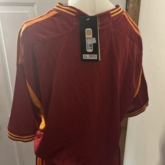 FC Roma Home Soccer Jersey red and short men XL XBTO