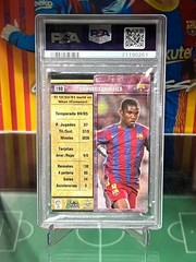2 PSA Lot Samuel Eto&rsquo;o 2005-06 Mundi Cromo Top Liga + 2005 Panini Megacraques