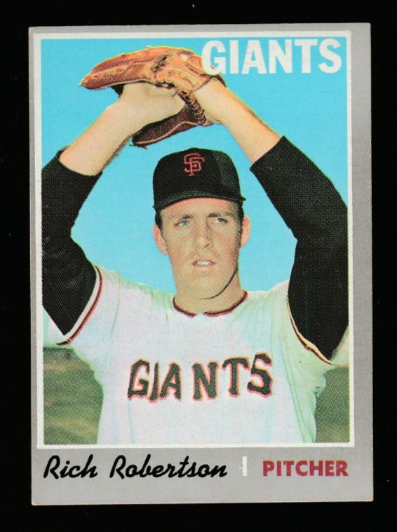 1970 Topps Rich Robertson #229 Giants