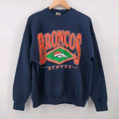 Vintage Fruit Of The Loom 90&rsquo;s NFL Denver Broncos CrewNeck Sweater Men&rsquo;s XL