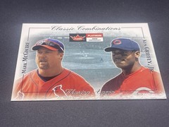2001 Fleer Platinum Ken Griffey Jr Mark McGwire Classic Combinations #d /250