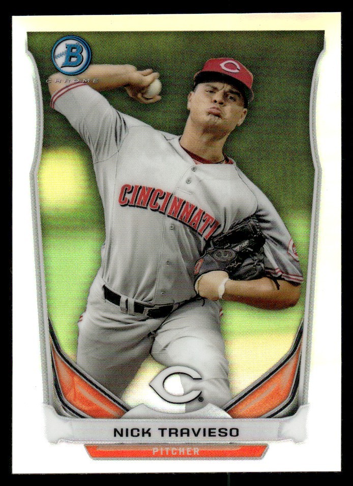 2014 Bowman Chrome Nick Travieso Cincinnati Reds #BM-CR5
