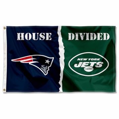 House Divided Flag – Patriots vs Jets