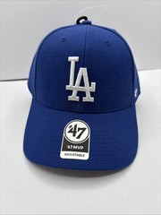 &lsquo;NWT &rsquo;47 Los Angeles LA Dodgers MVP Blue/White Logo Adjustable Strap Hat Cap NEW