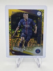 2025-26 Topps UEFAClub Competitions UCL Ousmane Dembele #3 Yellow Inferno /299