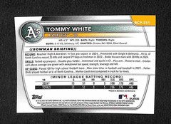2025 Bowman Chrome – Tommy White 1st Bowman Prospects #BCP-251 Athletics