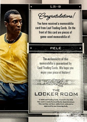 2024 Leaf Q PELE The Locker Room GAME USED PATCH Memorabilia 2/3 RARE