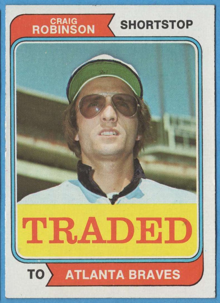 1974 Topps Traded Craig Robinson #23T Atlanta Braves