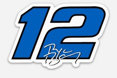 Ryan Blaney 12 NASCAR Vinyl Sticker Decal