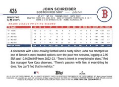 2024 Topps #426 John Schreiber