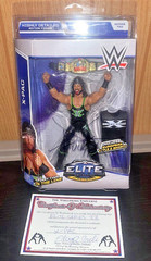 MATTEL WWE ELITE X PAC SERIES 33 AUTOGRAPHED COA W/PROTECTIVE CASE FIGURE 6&Prime;