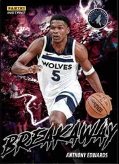 2024-25 Panini Instant Anthony Edwards BREAKAWAY 1/1355 SP Timberwolves #B18 🔥