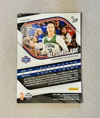2025 Panini Prizm #129 – ALYSHA CLARK – GOLD ICE PRIZM – SSP ** 08 / 10 **