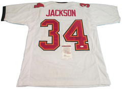 Dexter Jackson Tampa Bay Buccaneers Autographed Custom Jersey S B MVP JSA COA