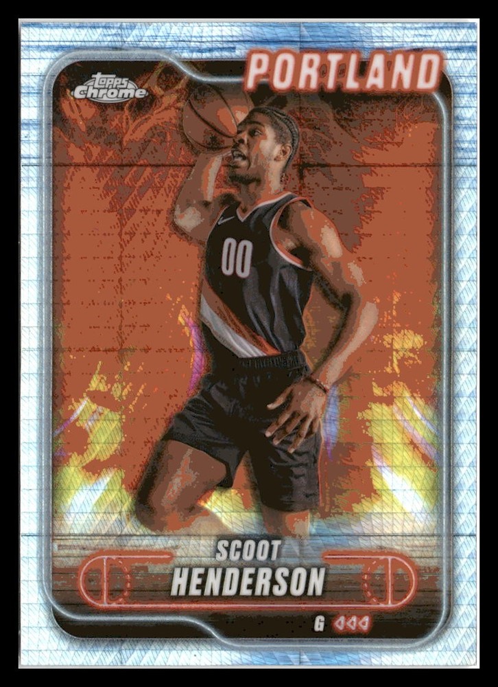 2024-25 Topps Chrome #24 Scoot Henderson Prism Refractor