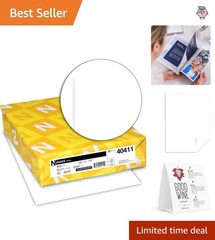 Neenah Exact Index Cardstock, 110 lb, 250 Sheets, 8.5 x 11, Acid-Free, White