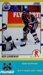 1990-91 Score Rookie and Traded #95T Ken Linseman Edmonton Oilers