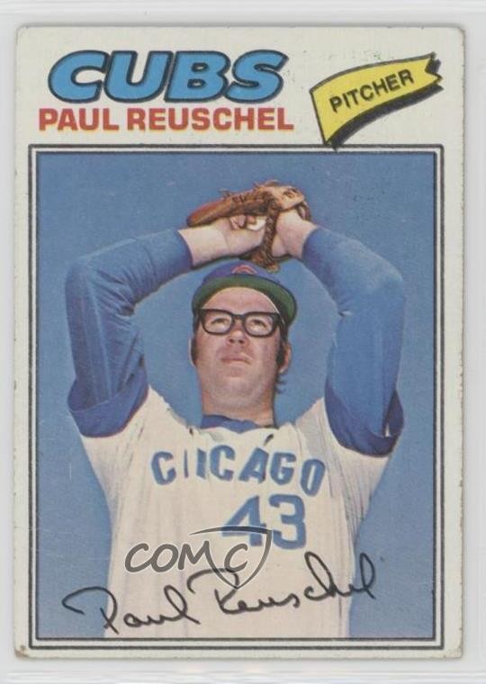 1977 Topps Paul Reuschel #333 Rookie RC 0c4