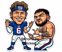 🏈 Jaxson Dart “Jax&Scatt” Sticker 🏈
