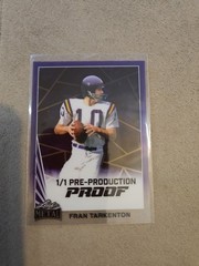 2024 Leaf Collective Fran Tarkenton 1/1 Pre-Production Proof PURPLE COLOR MATCH!