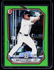 2026 Bowman Green Max Clark #BCP-2 Detroit Tigers #/399