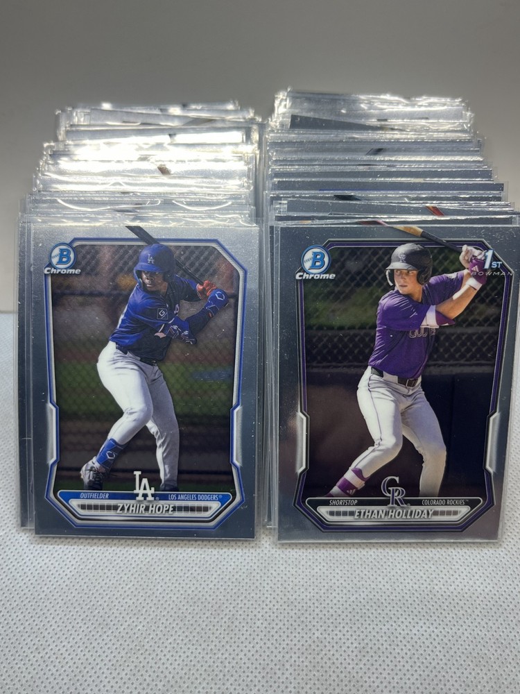 2026 Bowman Baseball Complete Set – Base 1-100, BP 1-150, BCP 1-150 – 400 Cards