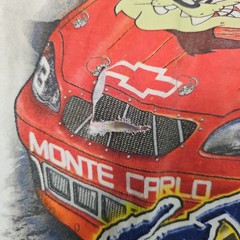 Vtg 2000 Dale Earnhardt Taz Looney Tunes T-Shirt Large NASCAR Racing Rip Thrashe
