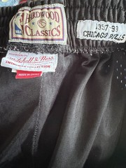 Mitchell And Ness Chicago Bulls Black Swingman Shorts 1997-98 Season Big