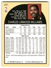 1990-91 Hoops #251 Buck Williams | Portland Trail Blazers