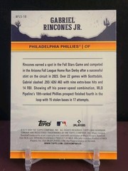 2024 Bowman Chrome Gabriel Rincones Jr. #AFLS-10 Arizona Fall League Stars