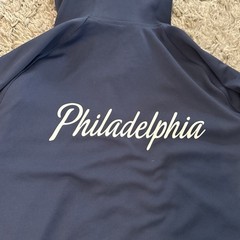 Nike Philadelphia 76ers City Edition Warm-Up Hoodie Navy Men’s Size 2XL