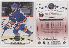 2018-19 Upper Deck UD Exclusives 33/100 Nick Leddy #116 0c3