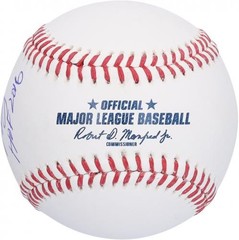 Mike Piazza NY Mets Signed Hall of Fame Logo Baseball w/HOF 16 Insc