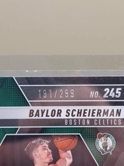 2024-25 Panini Mosaic – Rookies Baylor Scheierman #245 Red Seismic Mosaic Prizm