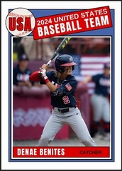 2024 Denae Benites Future Stars USA Rookie Card #2 USA Baseball Team