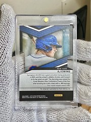 AJ Ewing 2023 Elite Extra Edition Auto /399 Die-Cut NY Mets New York Signatures
