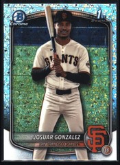 2025 Bowman Chrome #BCP-153 Josuar Gonzalez Prospects Mini-Diamond SF Giants