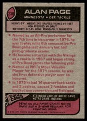 1977 TOPPS #230 EX-EXMINT ALAN PAGE