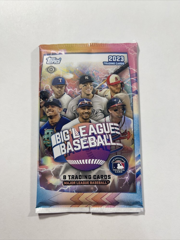(1) 2023 Topps Big League Baseball Factory Sealed Hobby Pack 8 Card Pack